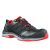Munkavédelmi Cipő ALBATROS Ultratrail Black Low fekete-piros ESD HRO S3 SRC ALB-646200 42-es