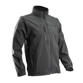   Munkavédelmi  Kabát Coverguard YANG 2/1 S-es szürke softshell anyag, levehető ujjak 5YANG