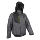 Munkavédelmi  Téli dzseki Coverguard GOMA XL-es szürke, bélelt, kapucnis 5GOM450
