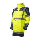 Munkavédelmi  Esőruha 2 részes HI-VIZ HYDRA S-es jólláthatósági sárga-kék 7HYDYS