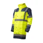 Munkavédelmi  Esőruha 2 részes HI-VIZ HYDRA M-es jólláthatósági sárga-kék 7HYDYM