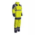Munkavédelmi  Esőruha 2 részes HI-VIZ HYDRA M-es jólláthatósági sárga-kék 7HYDYM