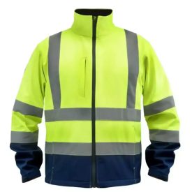   DEDRA BH80KS3-XXL Munkavédelmi  Fényvisszaverős dzseki softshell, láthatósági sárga  XXL/58