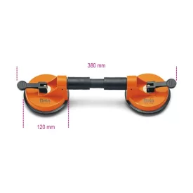   BETA 1766 Kéttappancsos vákumos üvegfogó 120mm/50kg  017660001