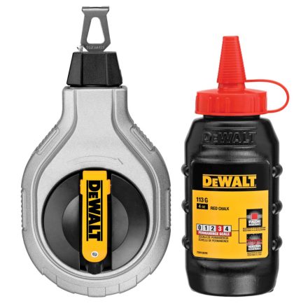 Dewalt DWHT47408-0 Kicsapózsinór piros krétaporral 30m 100 láb 6:1