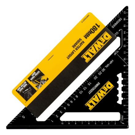 Dewalt DWHT25227-0 Vonalzó 17,5cm tetőfedő derékszögű háromszög