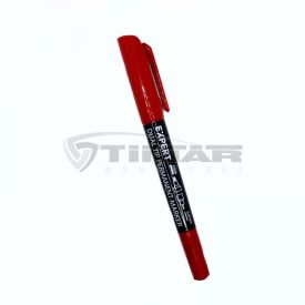 EXPERT  8432010 Kétoldalas jelölőfilc 0,5-1mm PIROS
