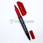 EXPERT  8432010 Kétoldalas jelölőfilc 0,5-1mm PIROS