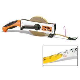   Beta 1694B/L50 Mérőszalag csévélő karral, nyitott 50m/12,5mm 016940350