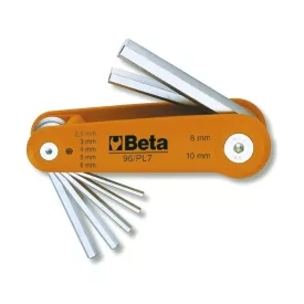   BETA 96/BG7 Imbuszkulcs készlet, 7 részes 2,5-10mm  000960368
