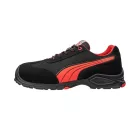 Munkavédelmi  Cipő PUMA Madrid fekete-piros FO S1P SR PUM-642740 40-es