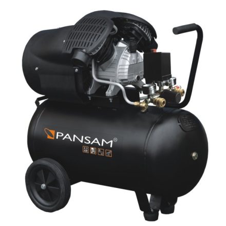 PANSAM A077060 Kompresszor olajkenéses, kéthengeres 2,3kW 412L/perc