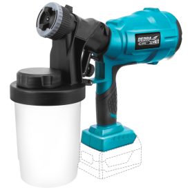   Dedra SAS+ALL DED7057 Akkus festékszóró pisztoly 900ml 18V akku és töltő nélkül