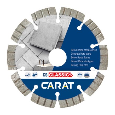 Hikoki Carat CSC1509000 Gyémánt vágótárcsa CS CLASSIC szegmentált beton/klinker tégla/kő 150x22,2mm