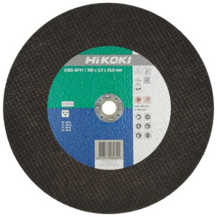 Hikoki  4100248 Darabolótárcsa (vágótárcsa) 350x4,0x20mm, sík, FÉM