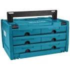 Makita  P-84333 MAKPAC 6 fiókos doboz