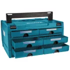 Makita  P-84333 MAKPAC 6 fiókos doboz