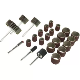   Dedra 08T609 Tartozékkészlet mini csiszolóhoz, 24 részes  /DED7944Z2, DED7946Z1