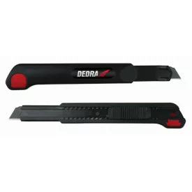   Dedra M9045 Pengekés ultravékony, rugalmas pengével 12,5mm FEKETE automata rögzítésű