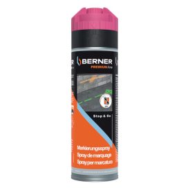 Berner  372582 Jelölőspray, NEONRÓZSASZÍN 500ml