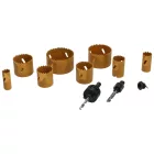 Dedra 08WZ03 Lyukfűrész (körkivágó) készlet BI-metál 11db-os 22-73mm