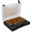 Dedra 08WZ03 Lyukfűrész (körkivágó) készlet BI-metál 11db-os 22-73mm