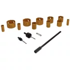 Dedra 08WZ04 Lyukfűrész (körkivágó) készlet BI-metál 15db-os 19-68mm