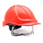 Munkavédelmi Sisak PORTWEST PW55 Endurance PW55RER védőszemüveggel piros