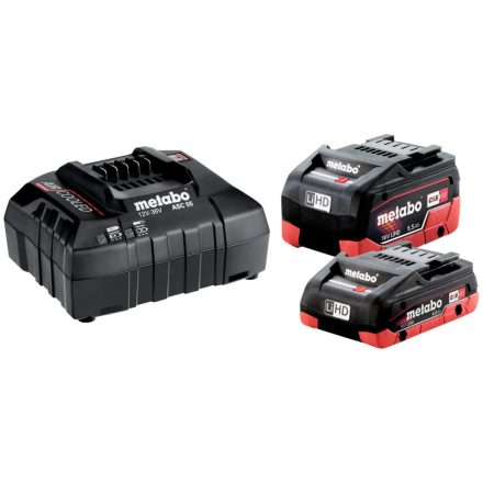 Metabo  685160000 Akkumulátor szett (alapkészlet) 1xLi-HD 18V/4,0Ah/5,5Ah és ASC 55 töltő