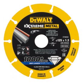DeWalt DT40252-QZ Gyémánttárcsa 125x22,23x1,3mm