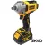 DeWalt  DCF891P2G-QW Akkus ütvecsavarozó gumírozott 1/2” (gyűrűs) 18V 2x5,0Ah karton