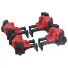 Dedra 12A003 Asztalos sarokszorító készlet belső szögekhez, nylon 90° 5-22mm /4db