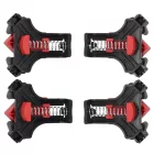 Dedra 12A003 Asztalos sarokszorító készlet belső szögekhez, nylon 90° 5-22mm /4db