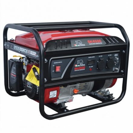 BISONTE SK4500 Áramfejlesztő; Névl. telj.:3,6kW; 7,5Le; 46,5kg; benzines 7403284155047