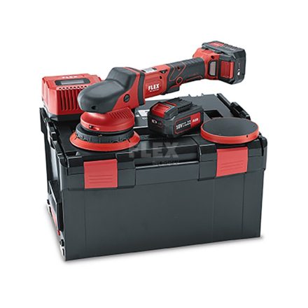 FLEX  XFE 15 150 18.0-EC/5,0Ah Akkus excenterpolírozó (kefementes)  L-BOXX  418.099
