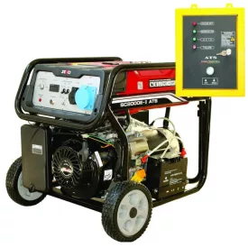   SENCI SC8000ATS TOP Áramfejlesztő 7,0kW; 14Le; 88kg; 1fázisú; ATS vezérő; benzines 6426390839404