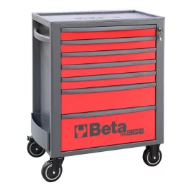 BETA 024004073 RSC24/7-R 7 fiókos szerszámkocsi, piros