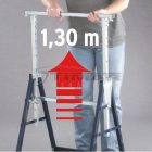 Brennenstuhl 1444700 Fűrészbak, teleszkópos MB 160 H