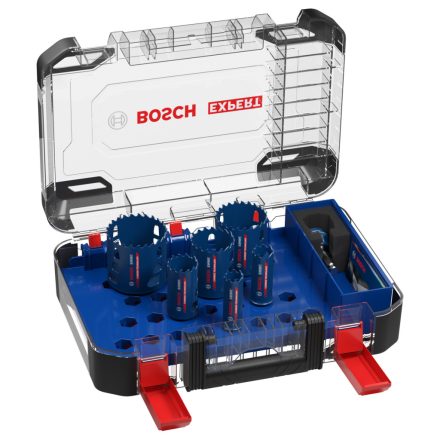 Bosch 2608900445 EX Tough Material Körkivágó Készlet, 22/25/35/51/60/68mm 9 részes