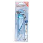 BGS-35100 Imbuszkulcs készlet hatszög gömbfejű véggel, 9részes 1,5-10mm