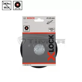 Bosch 2608601714 PRO Alátéttényér X-LOCK 125mm lágy
