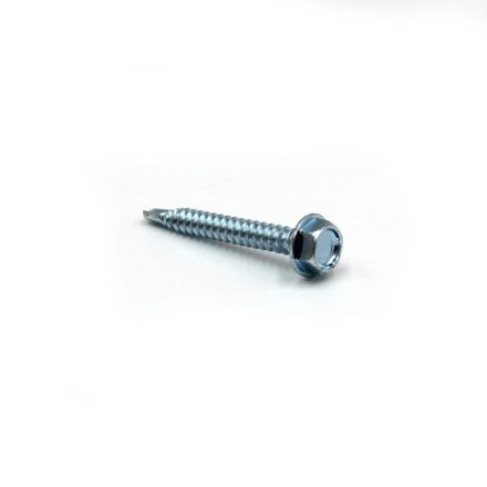 Lemezcsavar  hatlap önfúrós  6,3x 19mm   horganyzott  DIN7504K