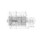 Fischer  59189 Rögzítődübel S 16 H 160 R (50)
