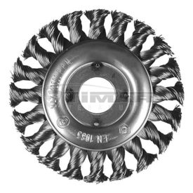   Hikoki  751301 Tárcsás drótkorong (drótkefe) fonott, átmérő: 115mm, huzal: 0,5mm, 22,23mm