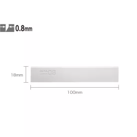   Olfa  Tartalék penge üthető kaparóhoz 18mm/100mm/0,8mm (6db, bliszteres)  BS08-6B