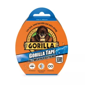   Gorilla  Tape All Weather Extreme Ragasztószalag FEKETE, hőálló, extra erős 48mm/11m 3044020