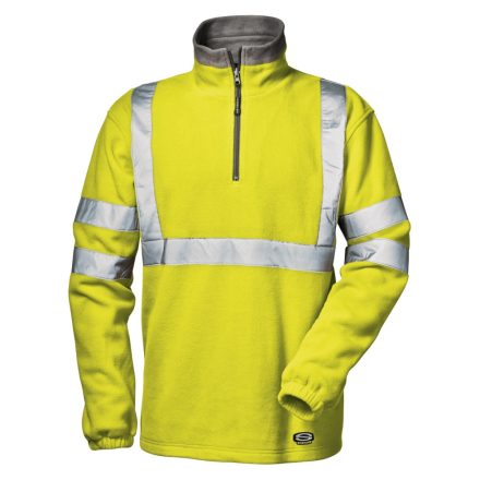 Munkavédelmi  Pulóver Sir Safety Dune 2XL-es jólláthatósági sárga, polár anyag SSY-MC3915E1