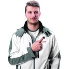 Flex  TJ WHITE 10.8/18.0 Akkus fűthető softshell kabát M-es, FEHÉR 10,8V-18V akku és töltő nélkül  511.927