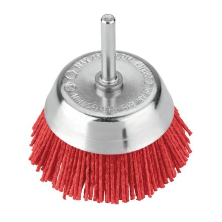 Hikoki  751330 Száras korongkefe (fazékkefe) durva, 75mm, 1/4" (hatlap) befogás