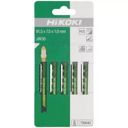Hikoki  750042 Dekopírfűrészlap JW30 91,5/65mm/11-14tpi FA  /5db